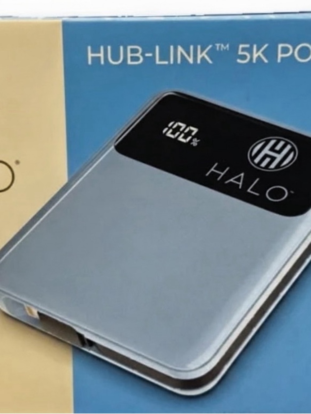 Halo Portable Power Bank Black